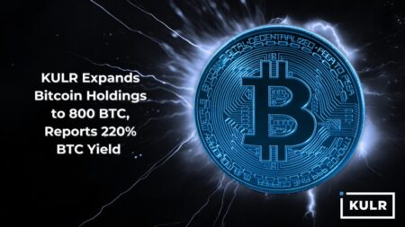 Kulr Expands Bitcoin Holdings To 800 Btc, Reports 220.2% Btc Yield
