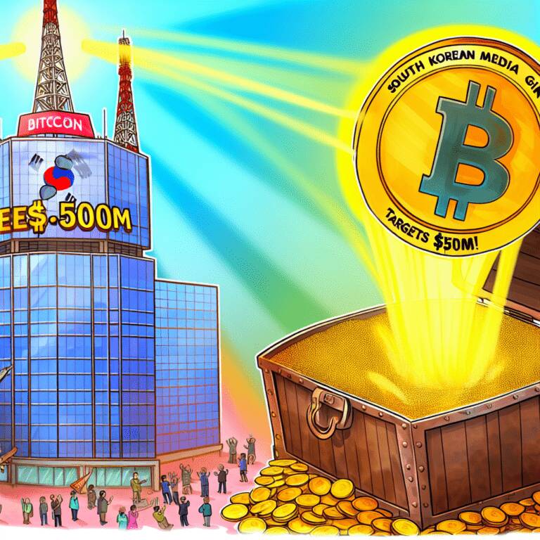 South Korean Media Giant Targets $500m Bitcoin Investment!