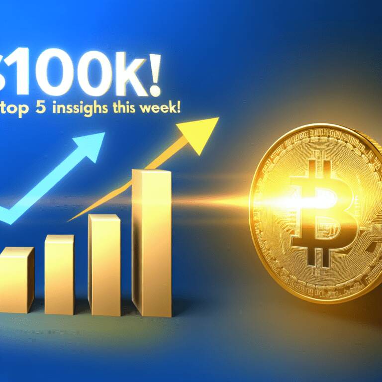 $100k: Crucial For Bitcoin Bulls! Top 5 Insights This Week
