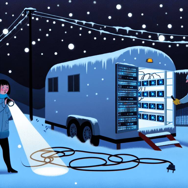 Russian Police Uncover Mobile Crypto Farm Stealing Local Power