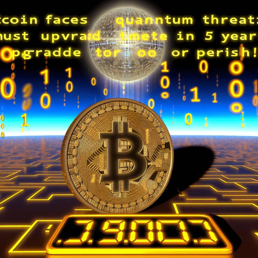 Bitcoin Faces Quantum Threat: Must Upgrade In 5 Years Or Perish!