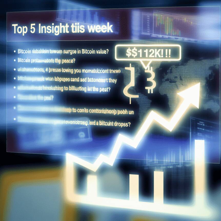 $112K Bitcoin Surge Not the Peak: Top 5 Insights for This Week $112k Bitcoin Surge Not The Peak: Top 5 Insights For This Week