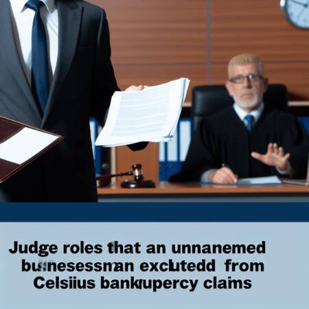 Judge Rules Alex Mashinsky Excluded From Celsius Bankruptcy Claims