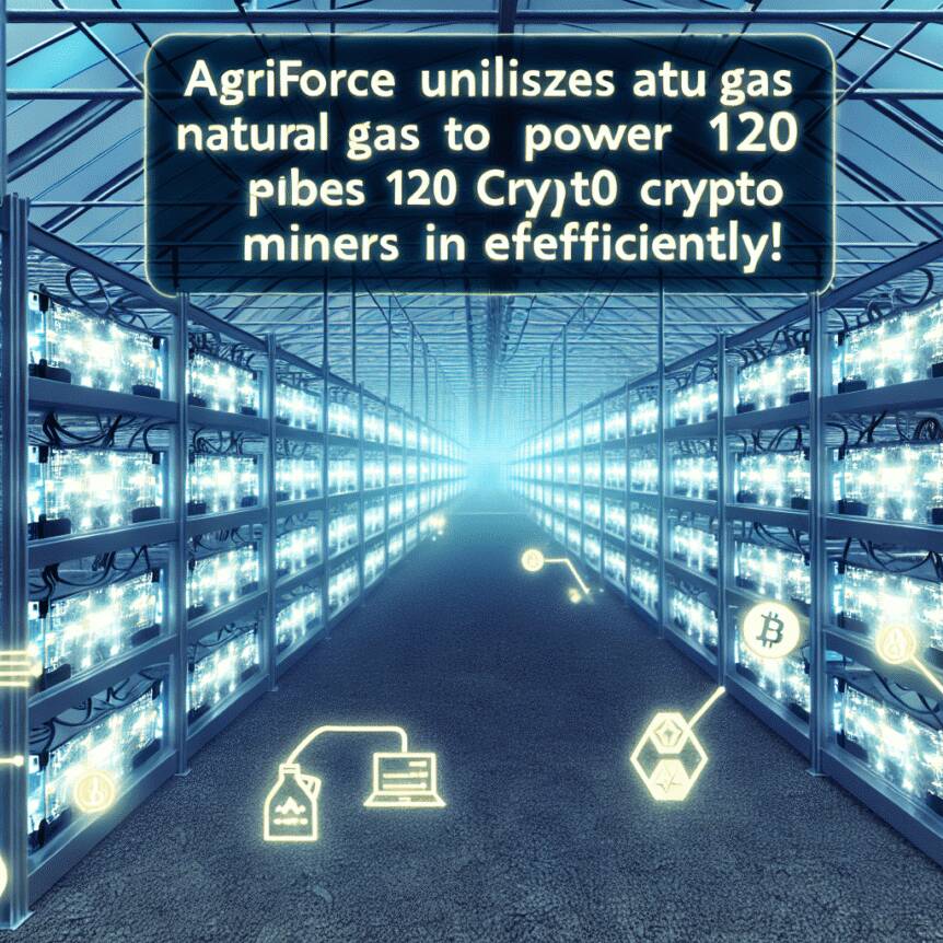 Agriforce Utilizes Natural Gas To Power 120 Crypto Miners Efficiently!