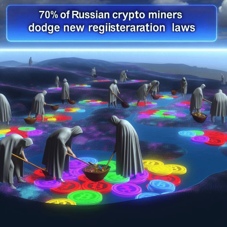 70% Of Russian Crypto Miners Dodge New Registration Laws, Says Russia