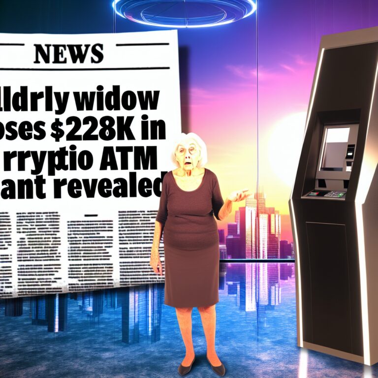 Elderly Widow Loses $281k In Crypto Atm Scam Sting Revealed