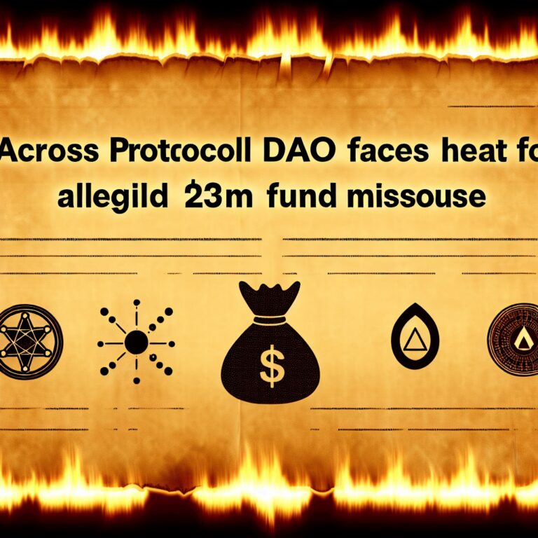 Across Protocol Dao Faces Heat For Alleged $23m Fund Misuse!