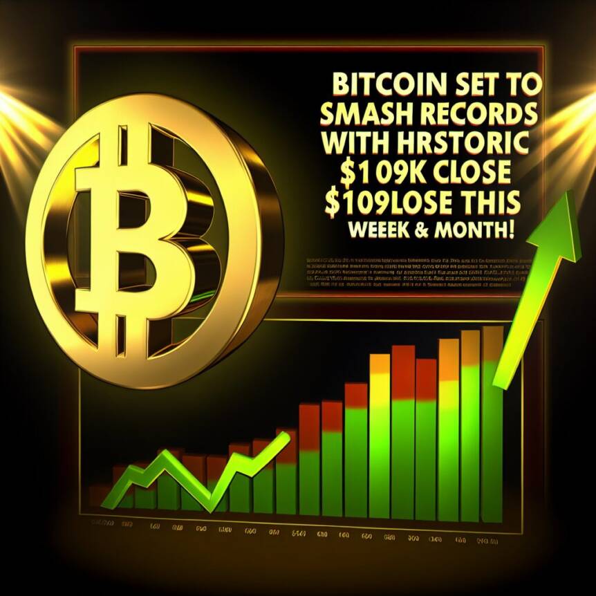 Bitcoin Set To Smash Records With Historic $109k Close This Week & Month!