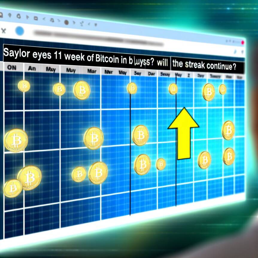 Saylor Eyes 11th Week Of Bitcoin Buys: Will The Streak Continue?