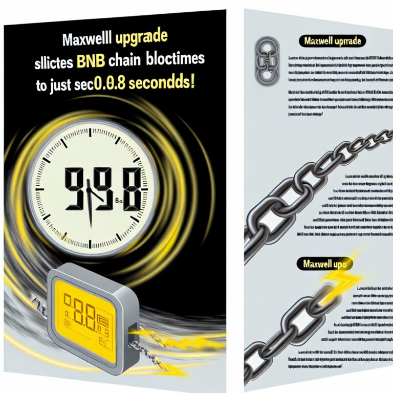 Maxwell Upgrade Slices Bnb Chain Block Times To Just 0.8 Seconds!