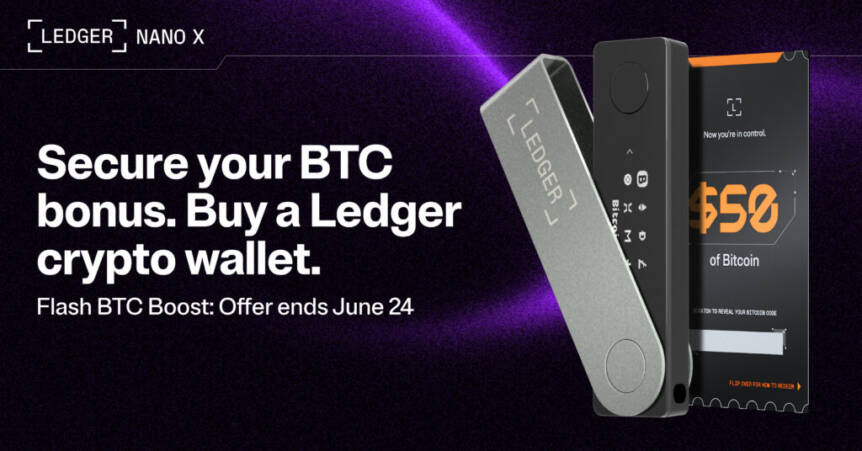 Get Up To $90 In Free Bitcoin With Ledger's Btc Boost Promo