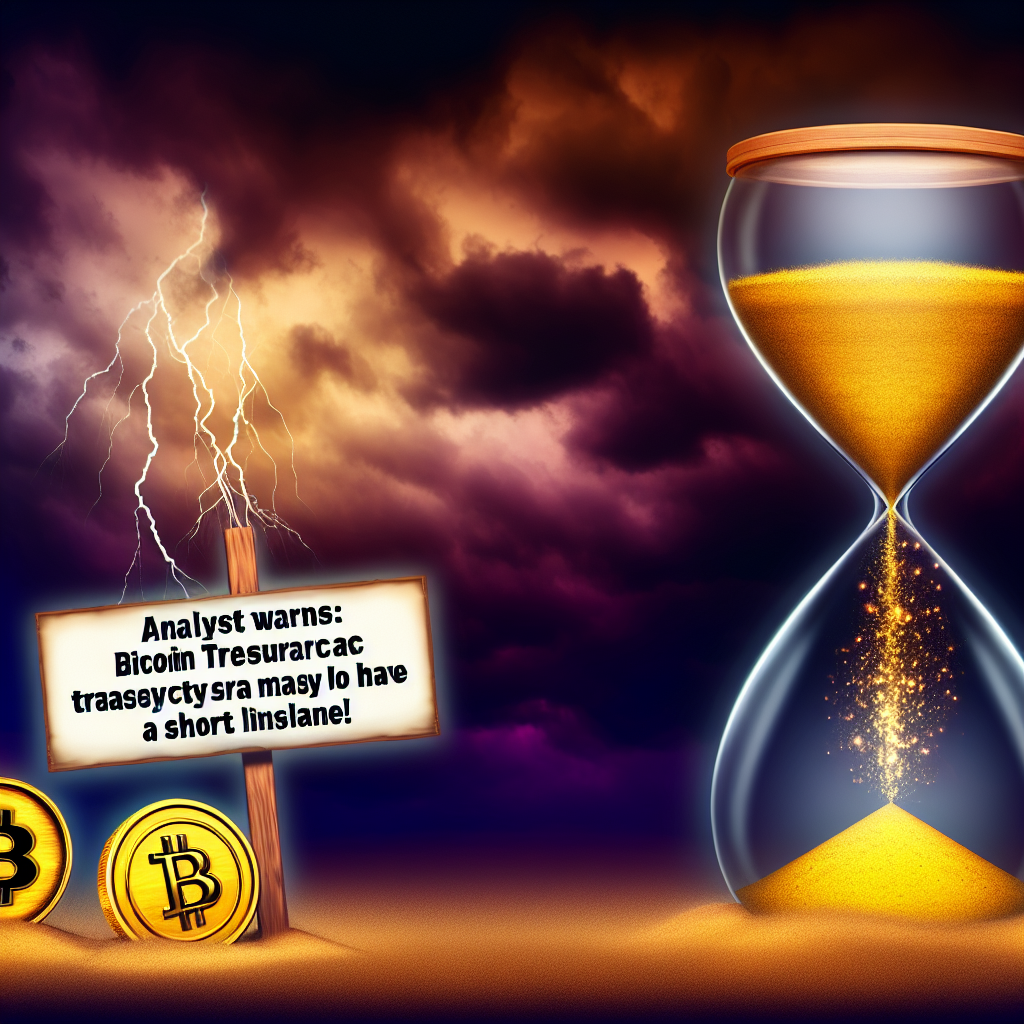 Analyst Warns: Bitcoin Treasury Strategy May Have Short Lifespan!