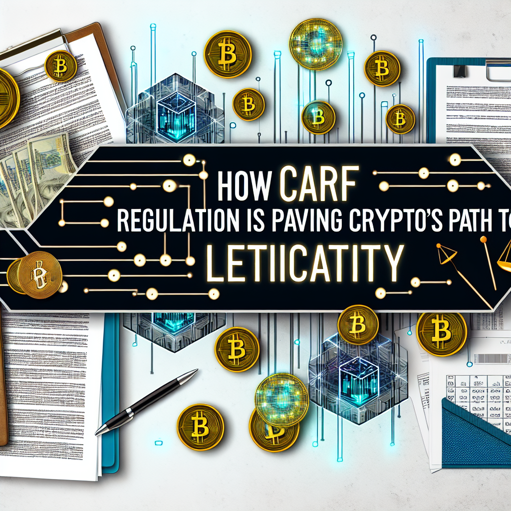 How Carf Regulation Is Paving Crypto's Path To Legitimacy