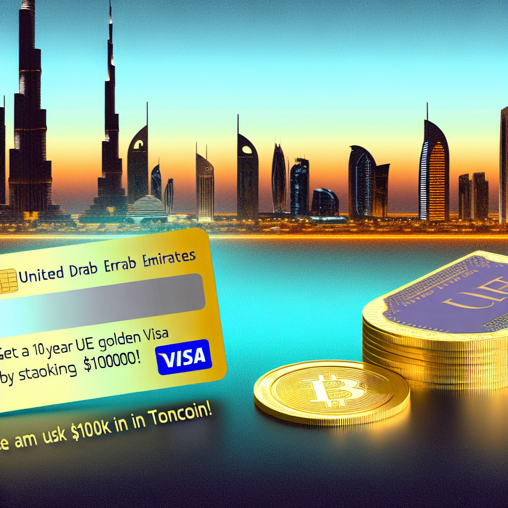 Get A 10-year Uae Golden Visa By Staking $100k In Toncoin!