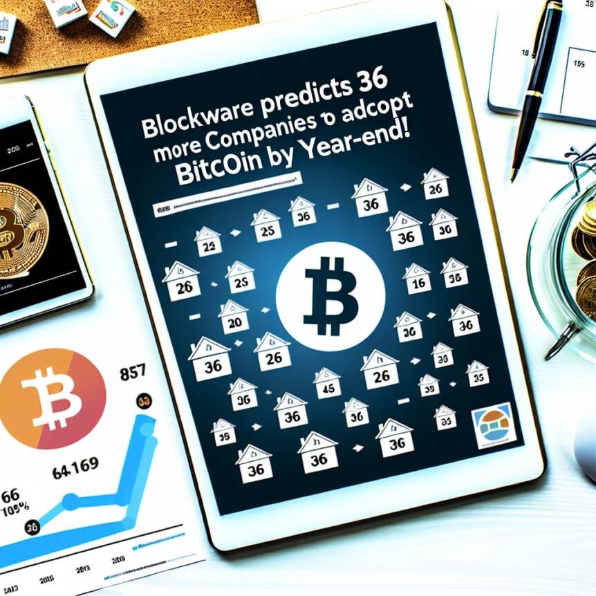 Blockware Predicts 36 More Companies To Adopt Bitcoin By Year-end!