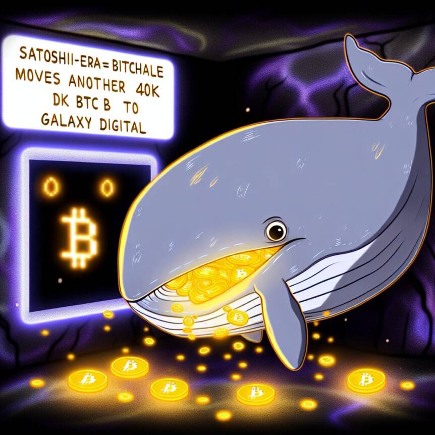 Satoshi-era Bitcoin Whale Moves Another 40k Btc To Galaxy Digital