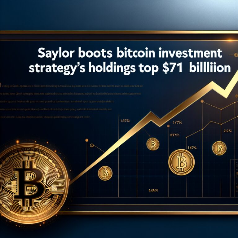 Saylor Boosts Bitcoin Investment As Strategy's Holdings Top $71 Billion