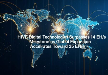 HIVE Digital Technologies Surpasses 14 EH/s Milestone as Global Expansion Accelerates Toward 25 EH/s Hive Digital Technologies Surpasses 14 Eh/s Milestone As Global Expansion Accelerates Toward 25 Eh/s