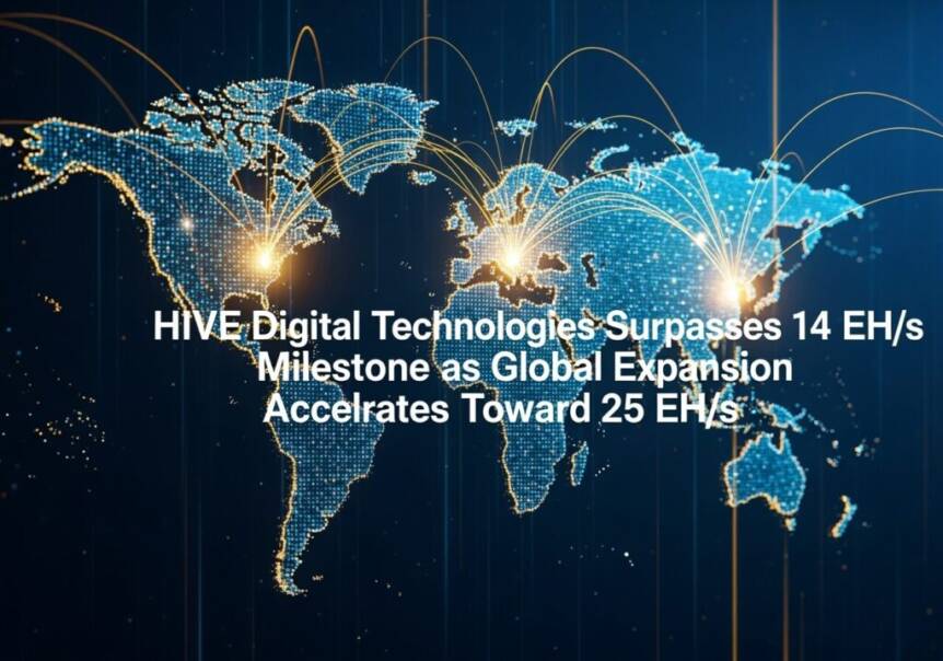 Hive Digital Technologies Surpasses 14 Eh/s Milestone As Global Expansion Accelerates Toward 25 Eh/s