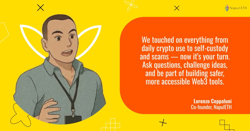 Wichtige Imbissbuden aus der AMA -Sitzung «Krypto im täglichen Leben: entmystifizierende Brieftaschen, Zahlungen und Sicherheit»