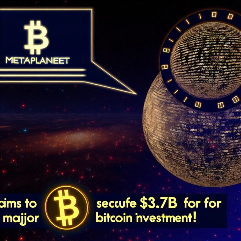 Metaplanet Aims To Secure $3.7b For Major Bitcoin Investment!