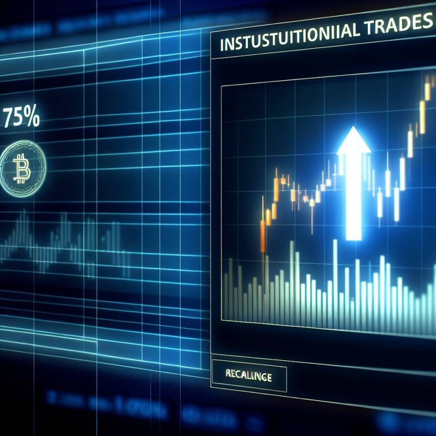 Institutional Bitcoin Trades Soar To 75% On Coinbase - New Price Signal Unveiled