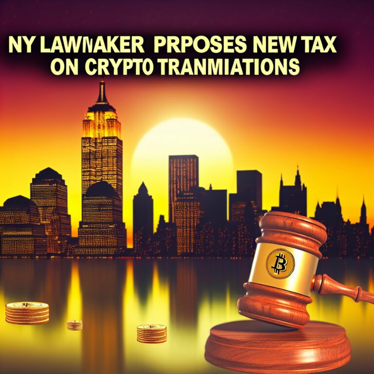 Ny Lawmaker Proposes New Tax On Crypto Transactions