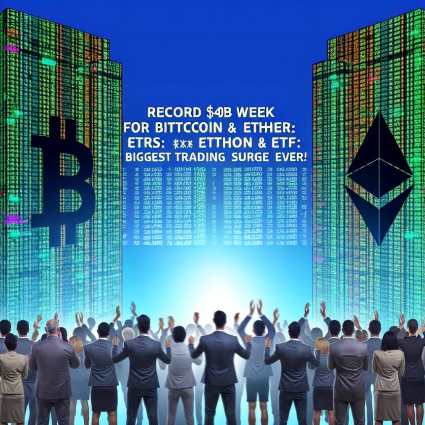 Record $40b Week For Bitcoin & Ether Etfs: Biggest Trading Surge Ever!