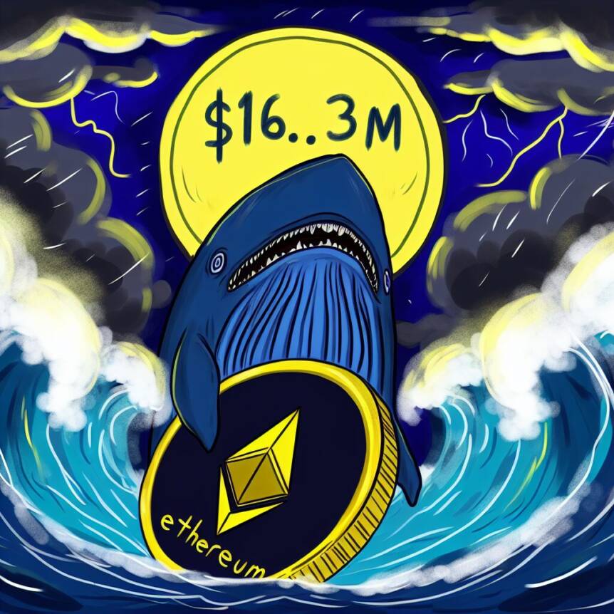 Ethereum Whale Bets $16.3M on ETH Price Rebound! Ethereum Whale Bets $16.3m On Eth Price Rebound!