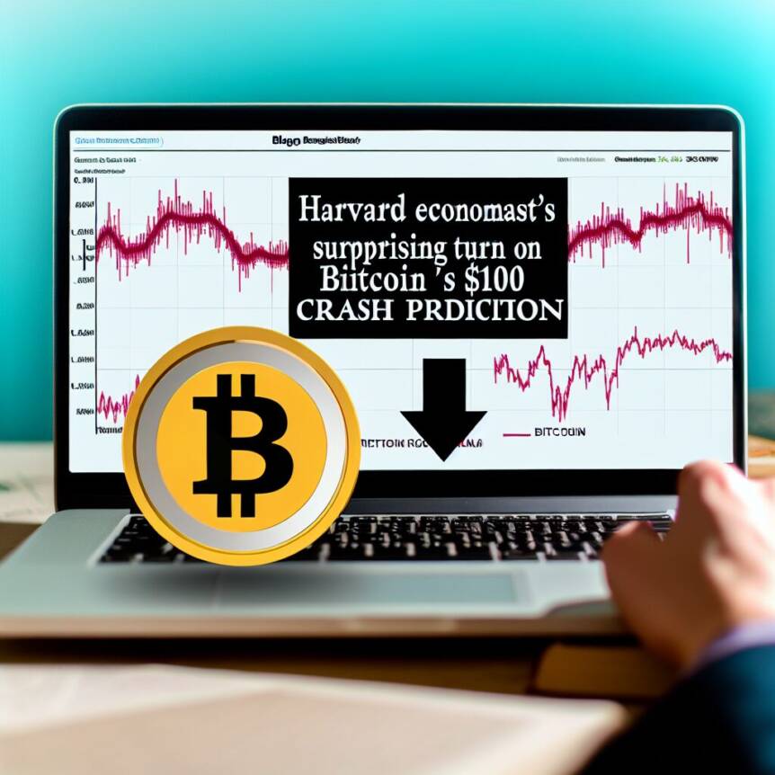Harvard Economist's Surprising U-turn On Bitcoin's $100 Crash Prediction