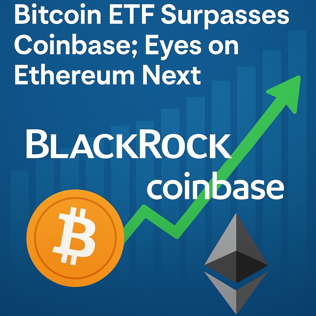 BlackRock’s Bitcoin ETF Surpasses Coinbase, Binance; Eyes on Ethereum Next