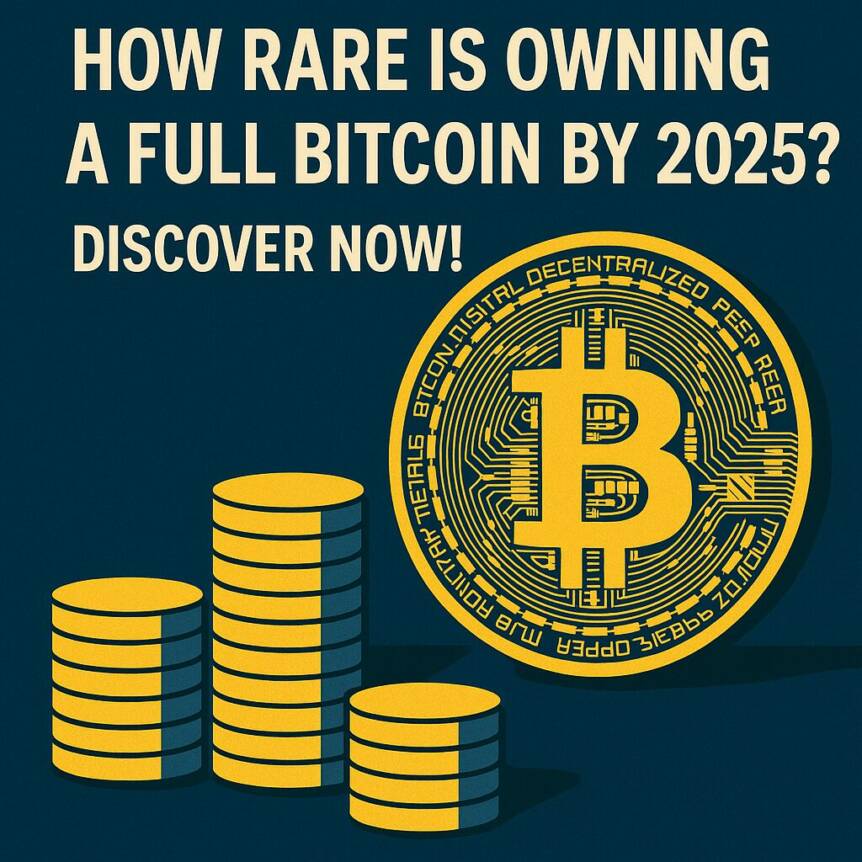 How Rare Is Owning A Full Bitcoin By 2025? Discover Now!