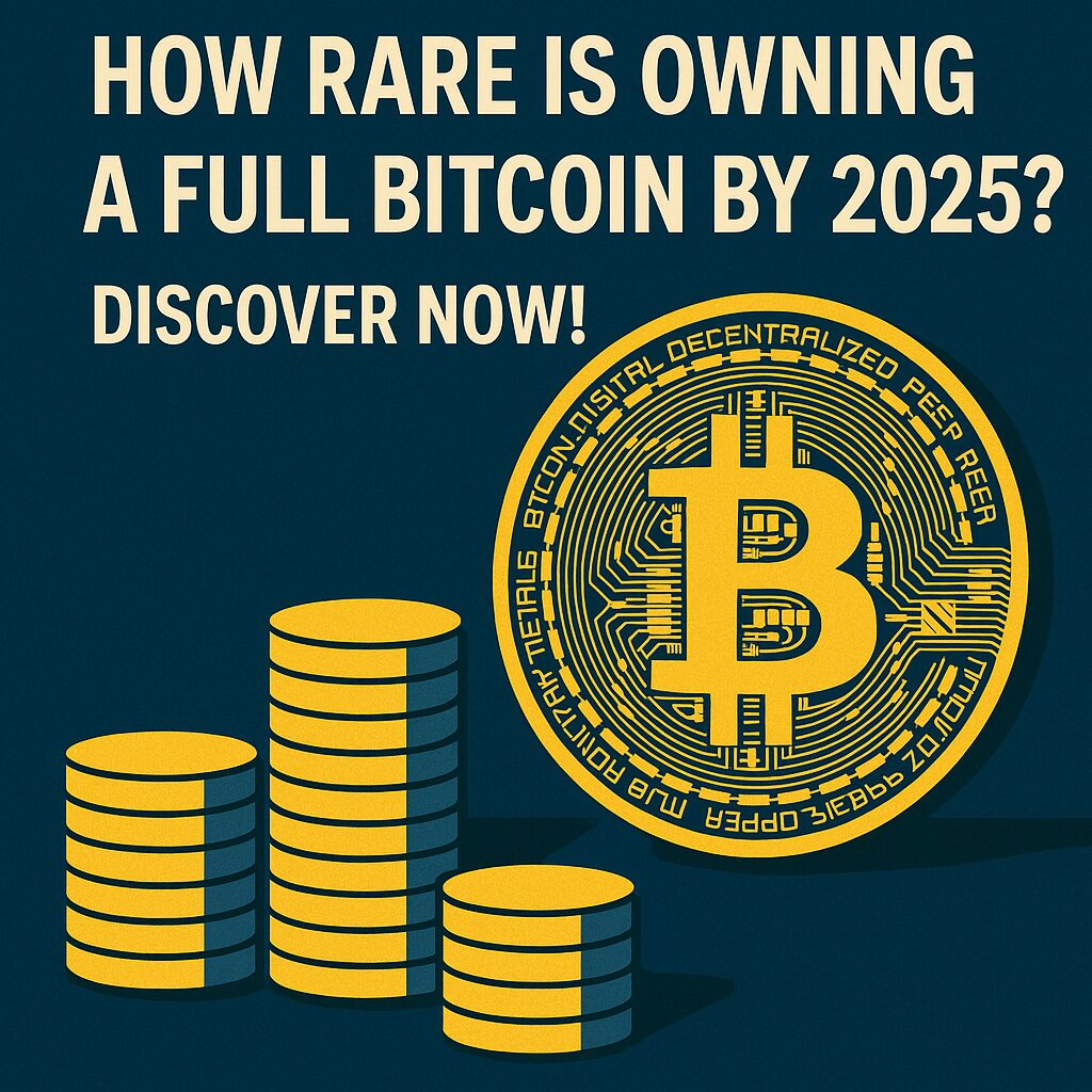 How Rare Is Owning a Full Bitcoin by 2025? Discover Now!