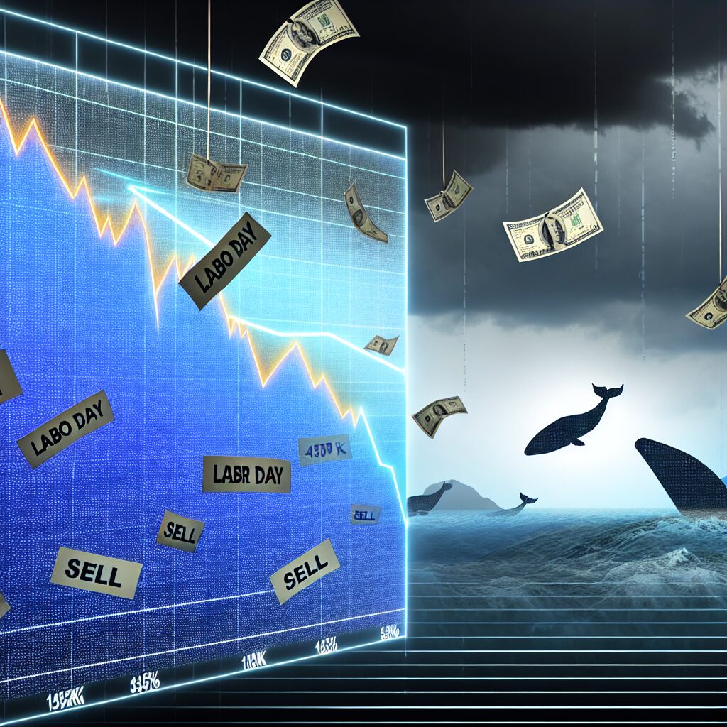 Bitcoin Could Drop To $105k Ahead Of Labor Day Amid Whale Threats And Seller Surge