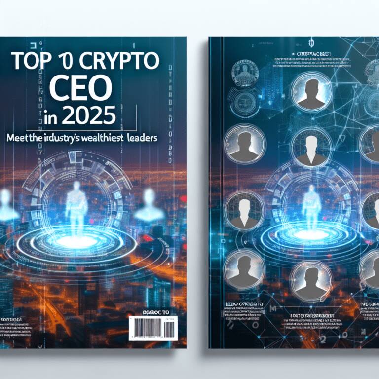 Top 10 Crypto Ceos In 2025: Meet The Industry’s Wealthiest Leaders