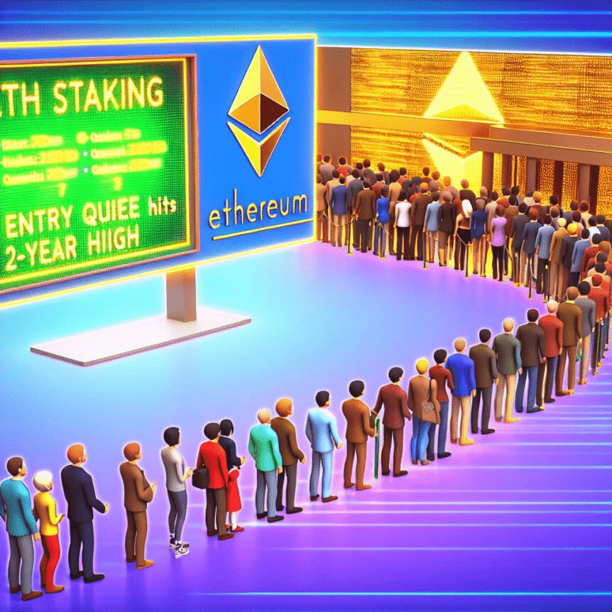 Eth Staking Entry Queue Hits 2-year High As Institutions Rush In