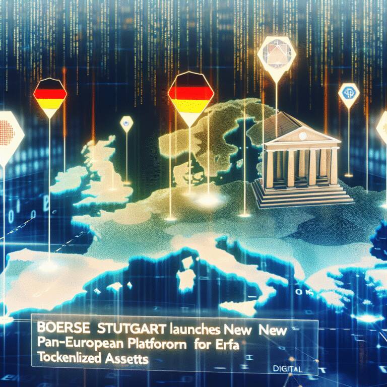 Boerse Stuttgart Launches New Pan-european Platform For Tokenized Assets