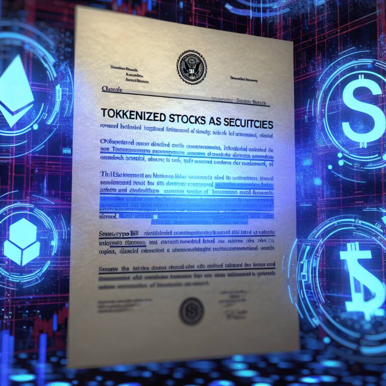 Senate Crypto Bill Adds Clause To Treat Tokenized Stocks As Securities