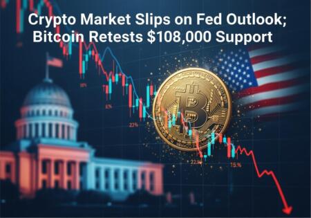 Crypto Market Slips On Fed Outlook; Bitcoin Retests $108,000 Support