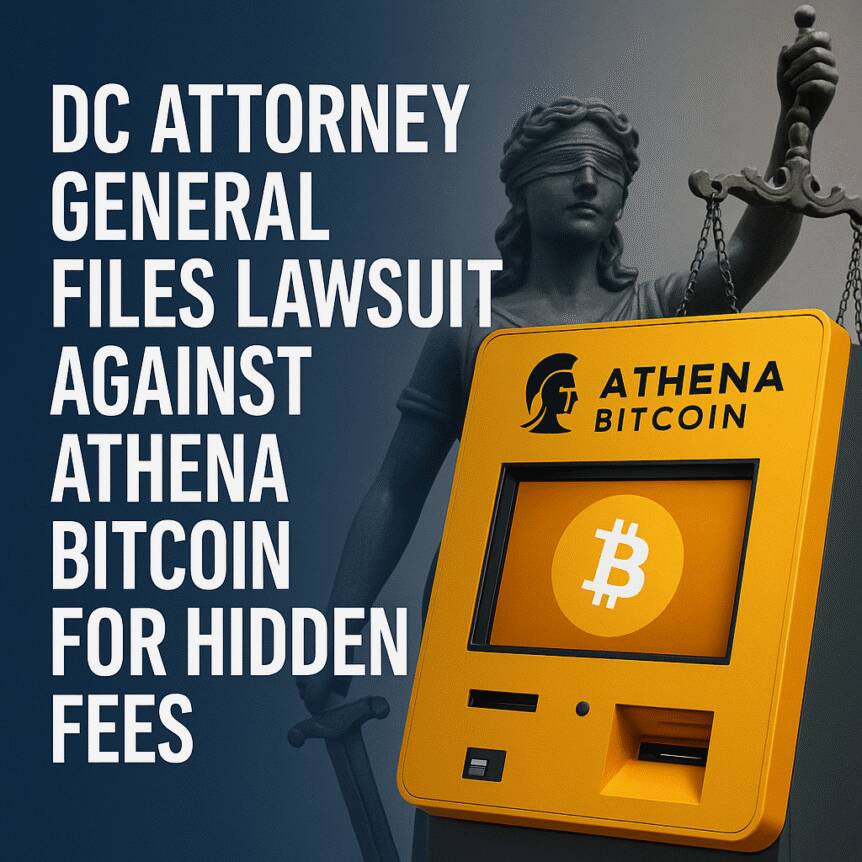 Dc Attorney General Files Lawsuit Against Athena Bitcoin For Hidden Fees