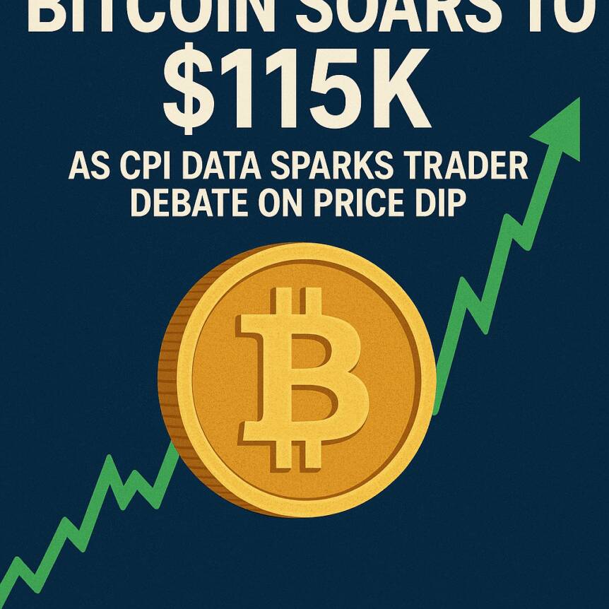 Bitcoin Soars To $115k As Cpi Data Sparks Trader Debate On Price Dip