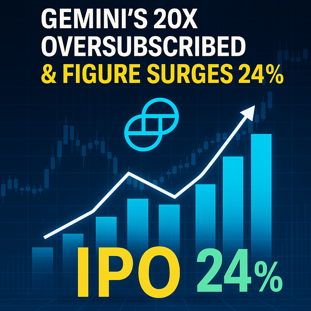 Gemini’s $20x Oversubscribed & Figure Surges 24%