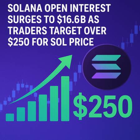 Solana Open Interest Surges to $16.6B as Traders Target Over $250 for SOL Price Solana Open Interest Surges To $16.6b As Traders Target Over $250 For Sol Price