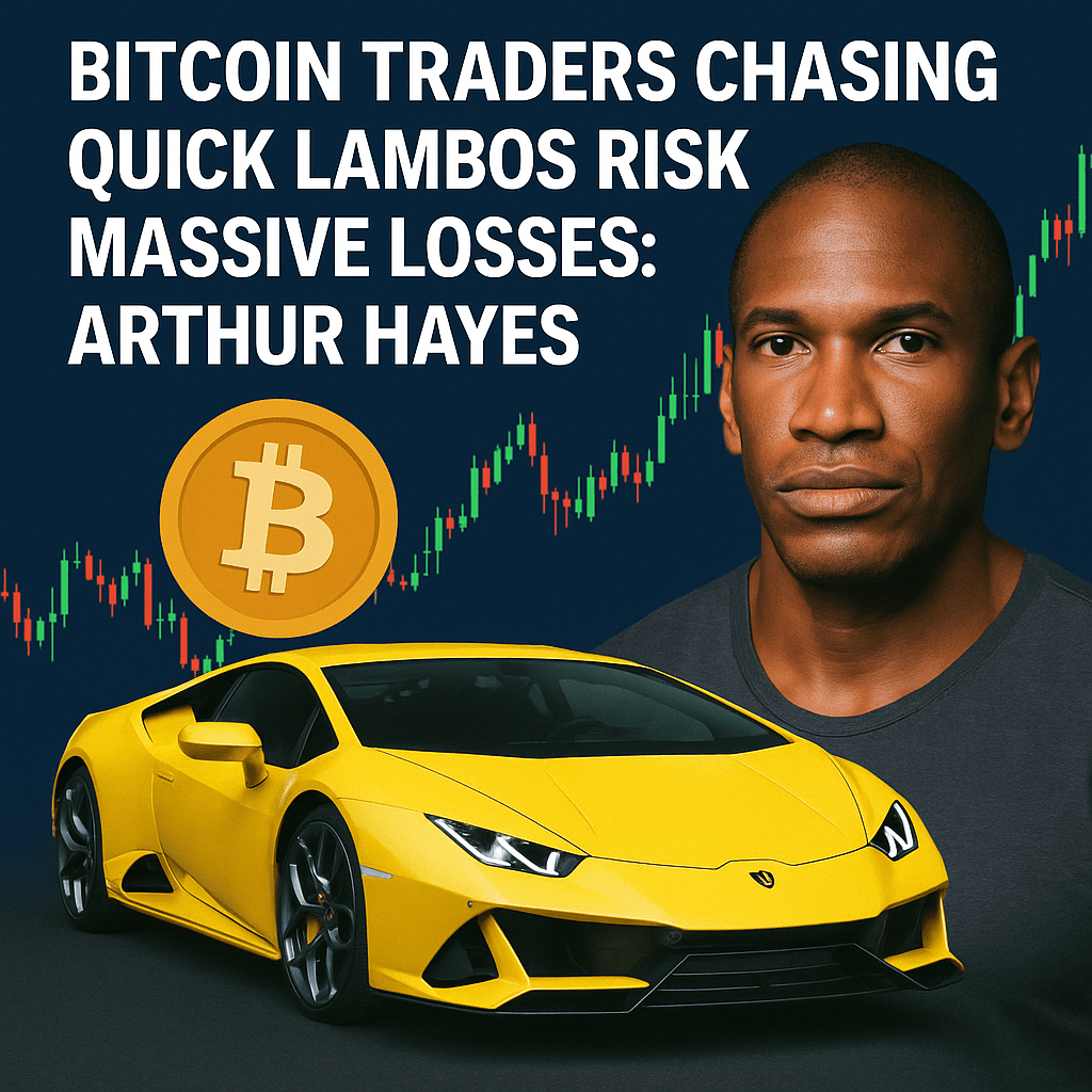 Bitcoin Traders Chasing Quick Lambos Risk Massive Losses: Arthur Hayes