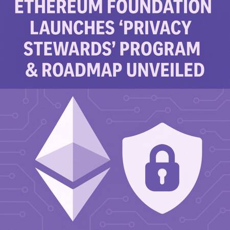 Ethereum Foundation Launches ‘privacy Stewards’ Program & Roadmap Unveiled