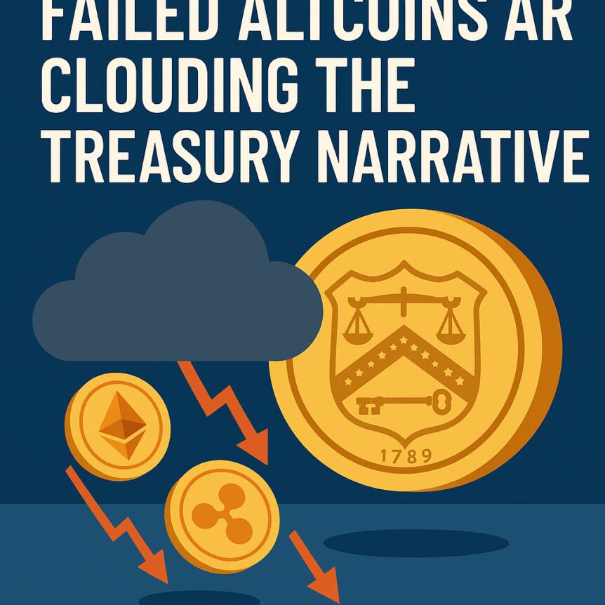 David Bailey: Failed Altcoins Are Clouding the Treasury Narrative