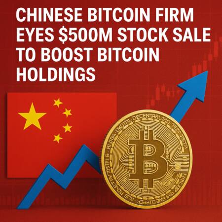 Chinese Bitcoin Firm Eyes $500m Stock Sale To Boost Bitcoin Holdings
