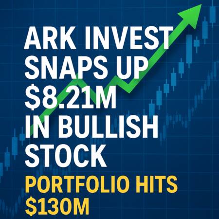 Ark Invest Snaps Up $8.21m In Bullish Stock, Portfolio Hits $130m