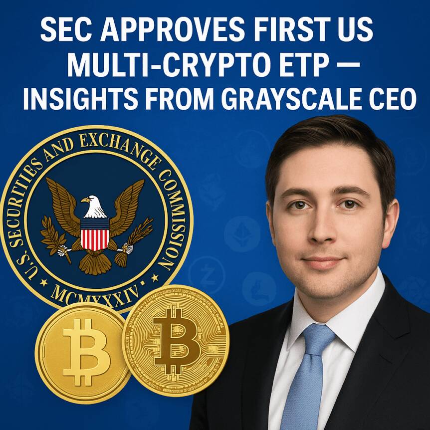 SEC Approves First US Multi-Crypto ETP — Insights from Grayscale CEO