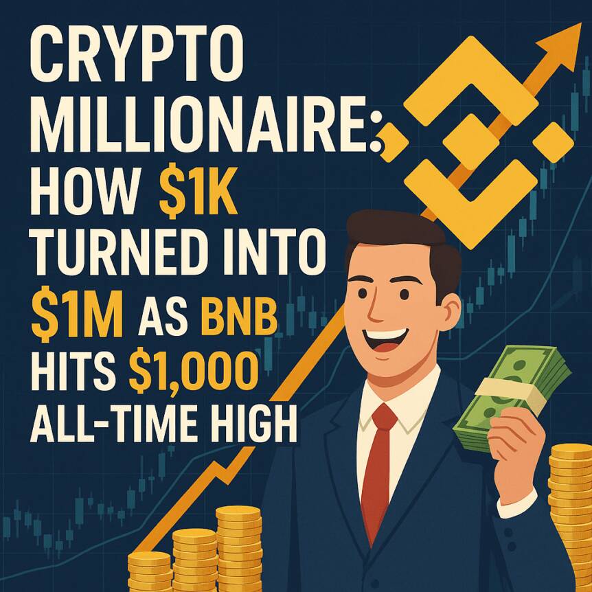 Crypto Millionaire: How $1k Turned Into $1m As Bnb Hits $1,000 All-time High